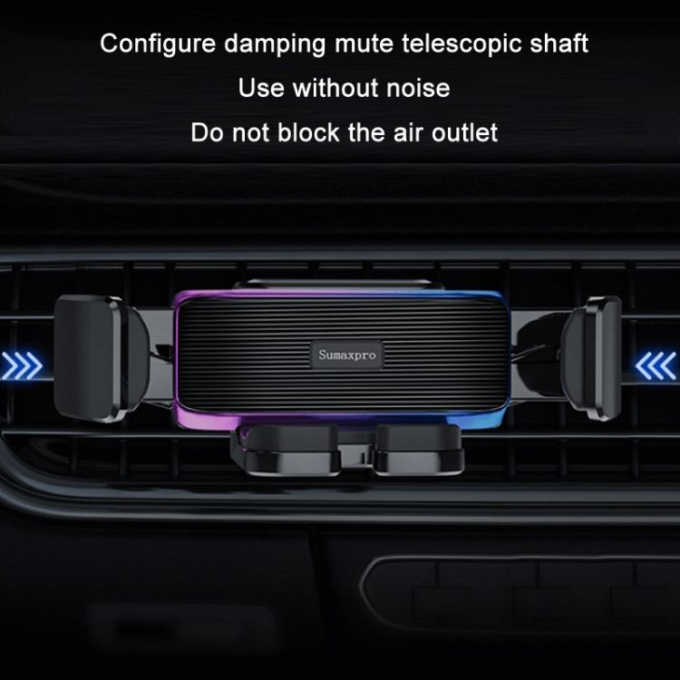 Sumaxpro D8 Car Dashboard Phone Holder,Color:Colorful + Base