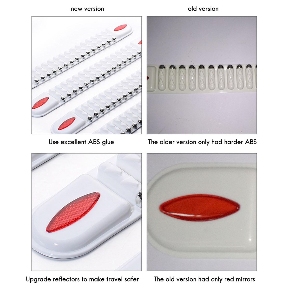 4Pcs Car Anti-Collision Strip Bumper Corner Guard Scratch Strip Bumper Protector Universal Gray