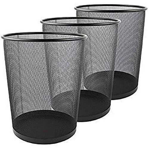 Wire Mesh Waste Basket 3 Pcs