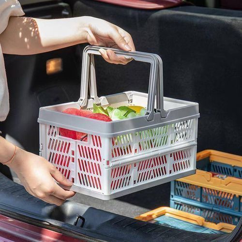 Storage Basket Collapsible Large Capacity Plastic