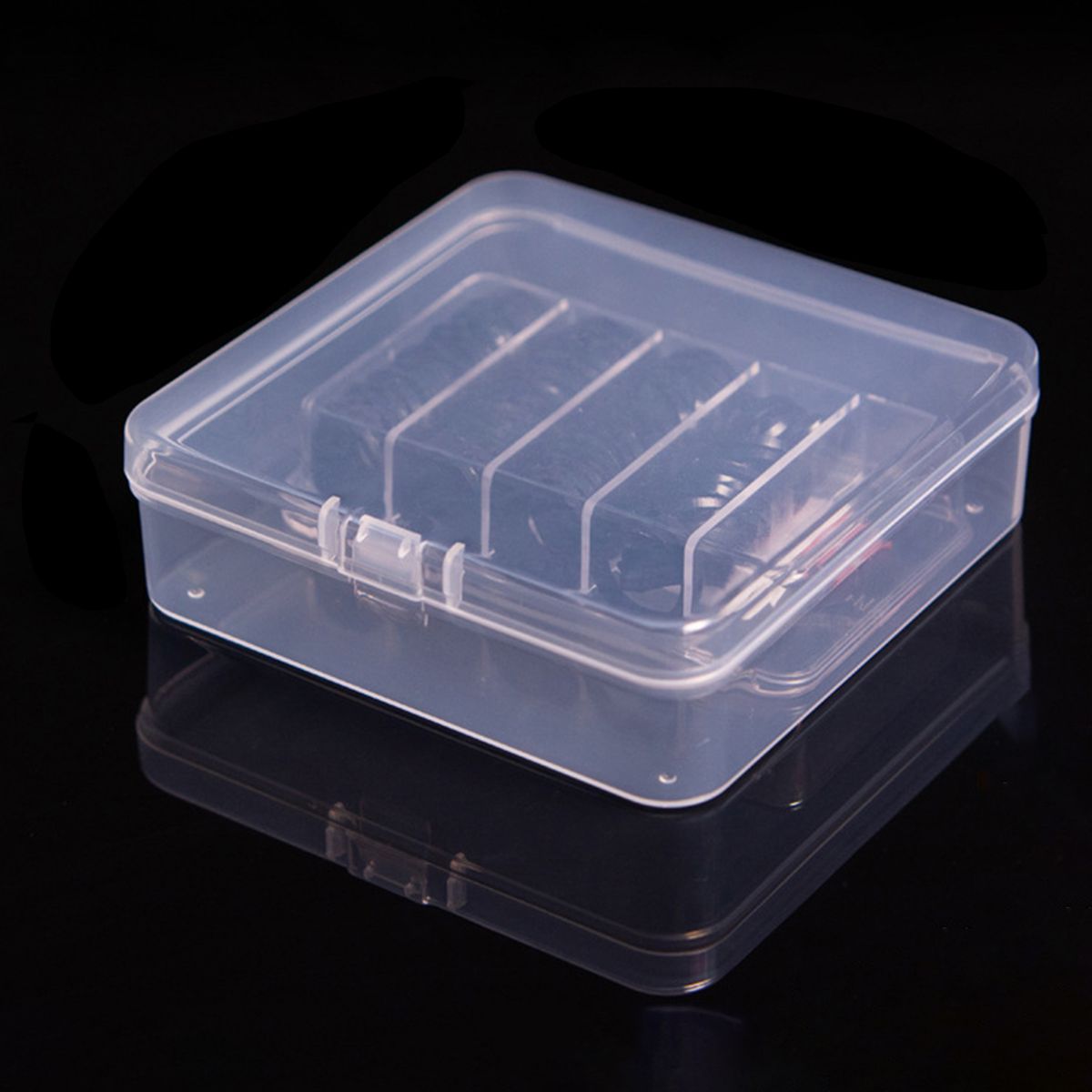 PP Square Storage Case Collection Box Jewelry Container-