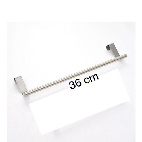 XL Over The Cabinet / Cupbaord Door Towel Rail - 36cm Premium S/Steel