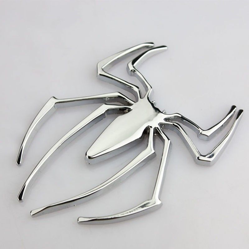 Universal Car Stickers Metal 3D Stereo Spider