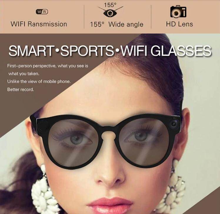 Quelima K11 HD Camera Car DVR Recorder WiFi Smart Glasses