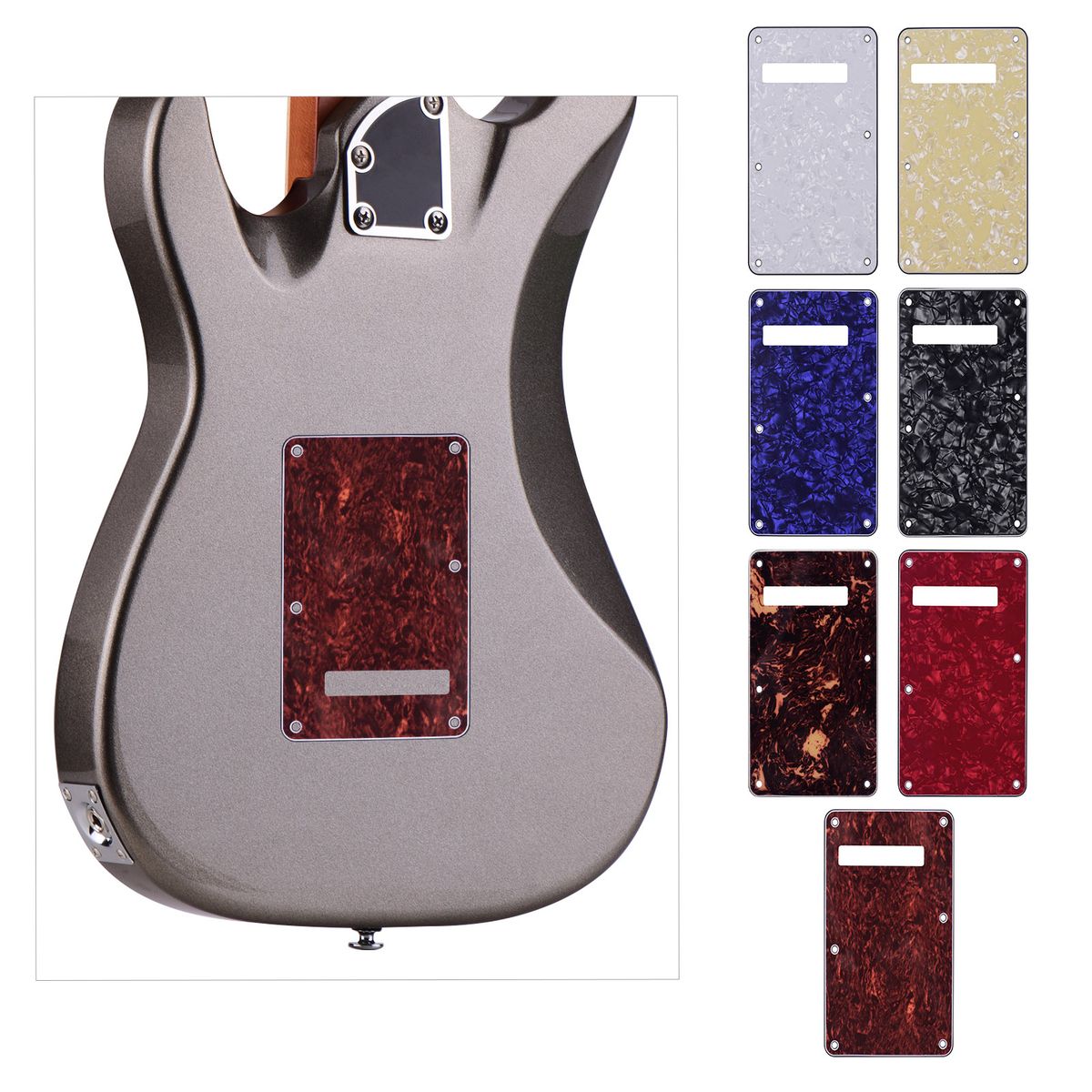 3-Ply Guitar Backplate Guitar Tremolo Back Cover Replacement