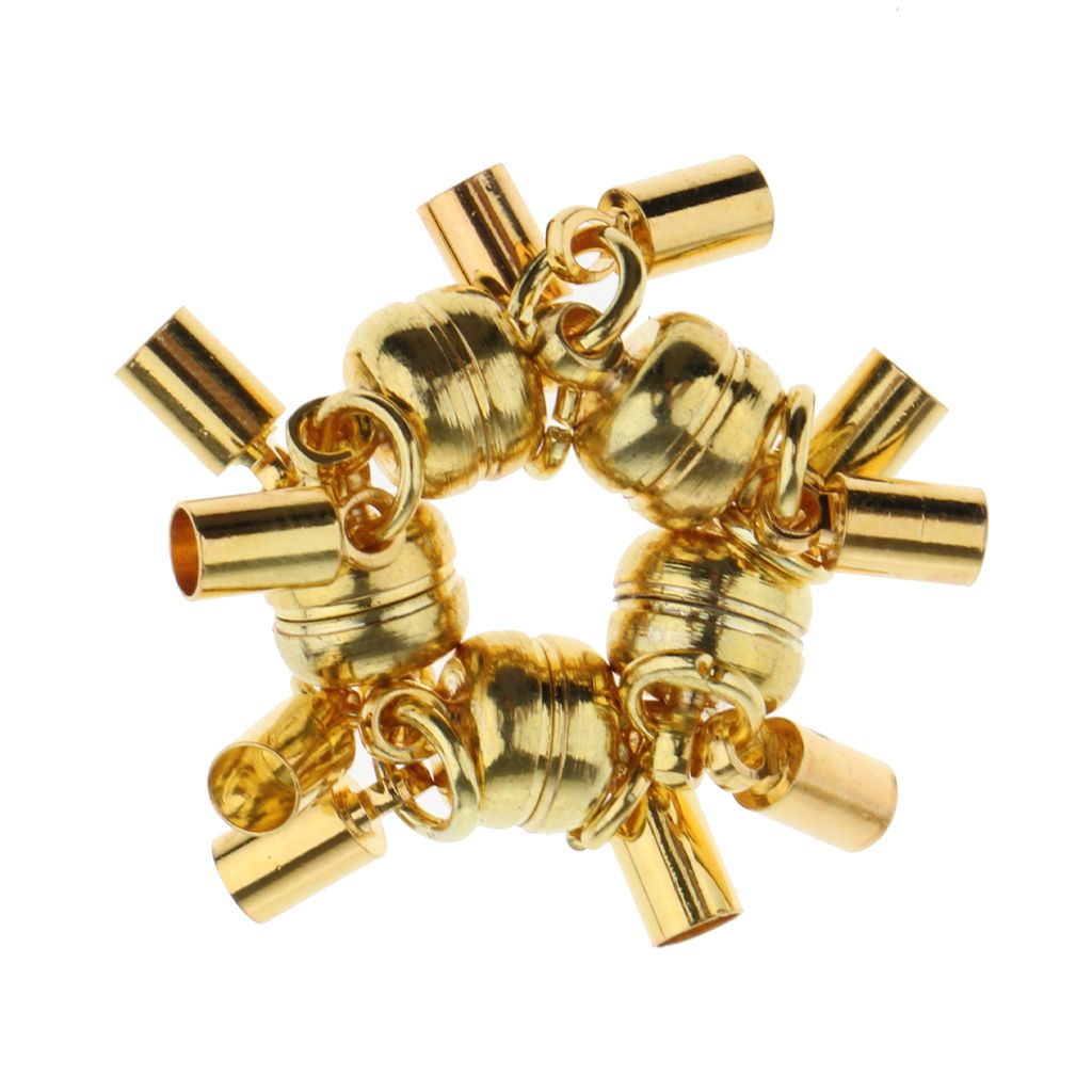 5pcs Antique Metal Magnetic Clasps DIY Jewellery Making Necklaces