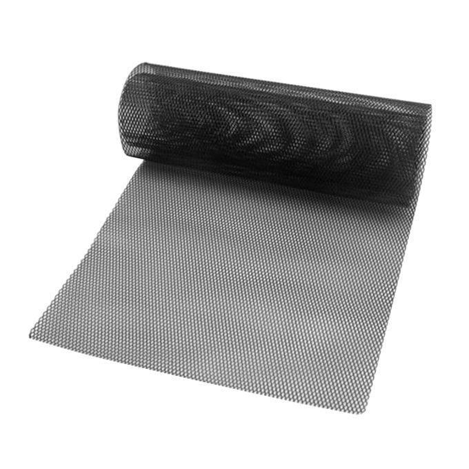 Mesh Grille Universal Easy To Cut 100x33cm Aluminium-Black