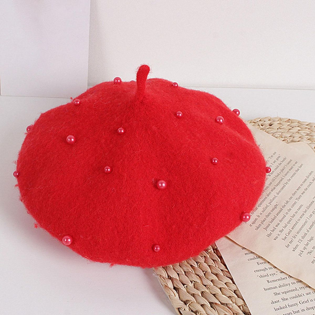 Winter Beanie No Constraint Children Hat Red