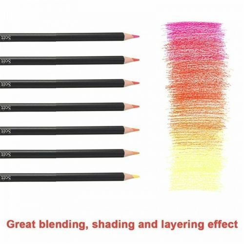 41Pcs Colouring Sketch Pencils Set Artist Oil Bas Multicolor