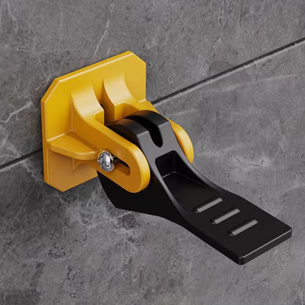 50pcs Plastics Tile Positioning Leveler Tiles Laying Auxiliary Tool Flooring Wall Tile Level Wedges Spacer Locator System with 1.5mm Pin Home Improvement Tool