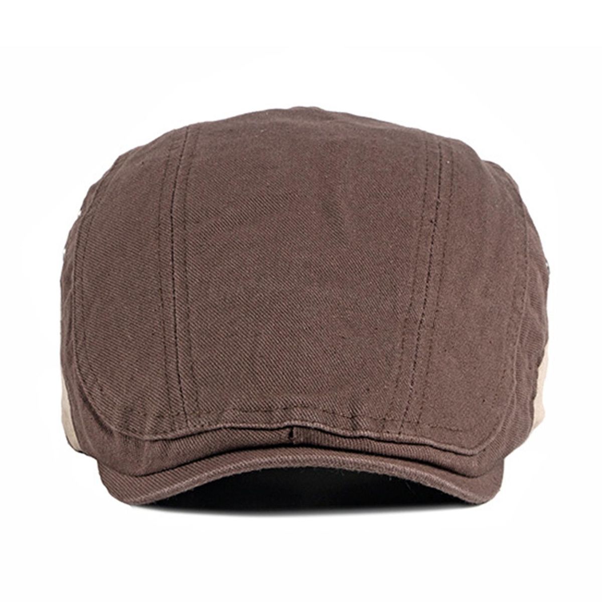 Newsboy Cap Casual Male Flat Beret Hat Coffee