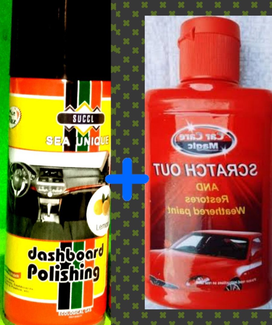 Dashboard Polish 200ml & Scratch Out, Swirl Remover 120g