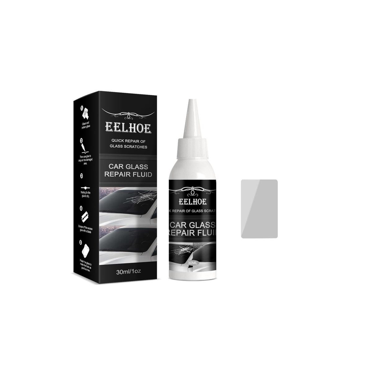 Glass Repair Kit Car Windshield Crack Restore