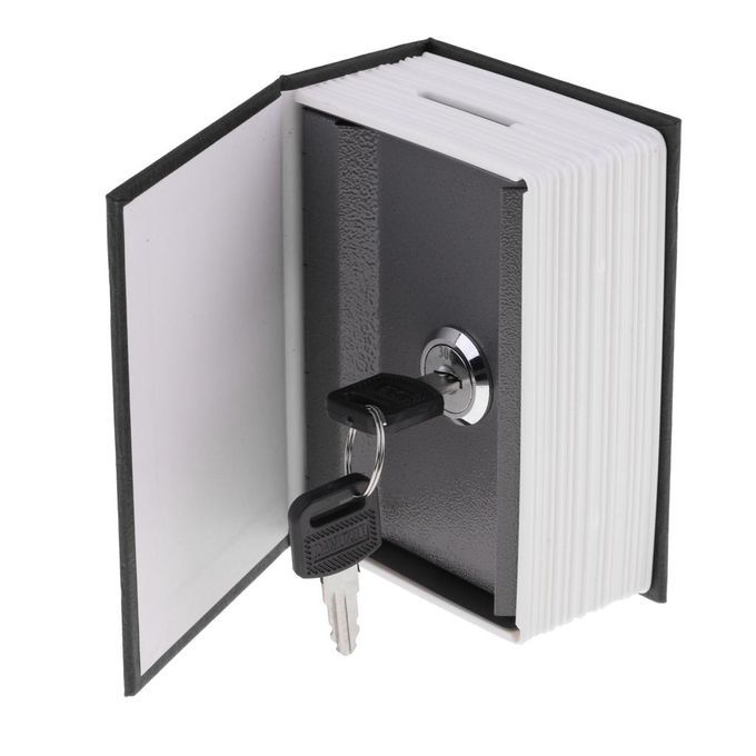 2x English Dictionary Book  Key Lock   Hidden Cash  Box