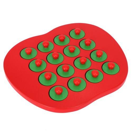 Kids Wooden Apple Memory Game Eay Education 3D