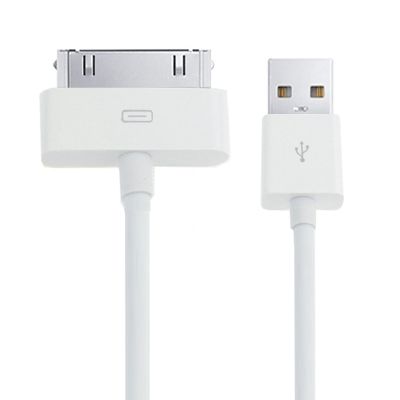 2m 30 Pin Data Sync Cable, For IPhone 4 & 4S, IPhone 3GS / 3G, IPad 3 / IPad 2 / IPad(White)