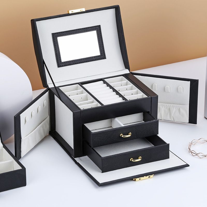 Jewelry Box Organizer With Small Travel Case For Women