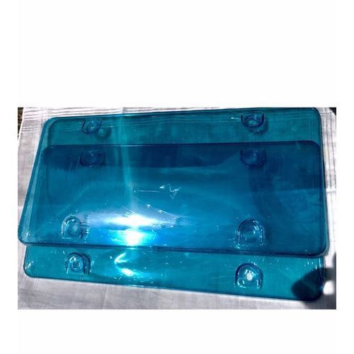 Universal Blue Licence Plate Number Cover (2pcs)