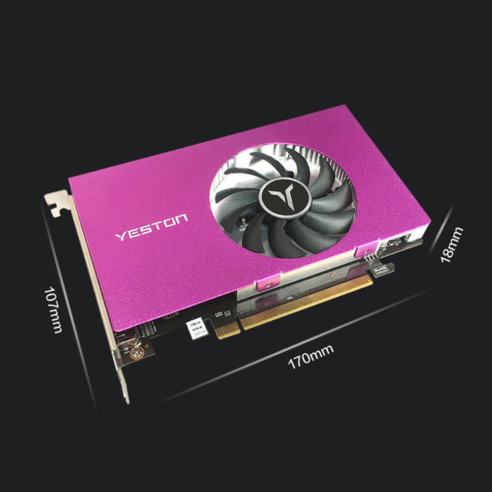 RX550-4G 4HDMI 4-Screen Graphics Card Support Split