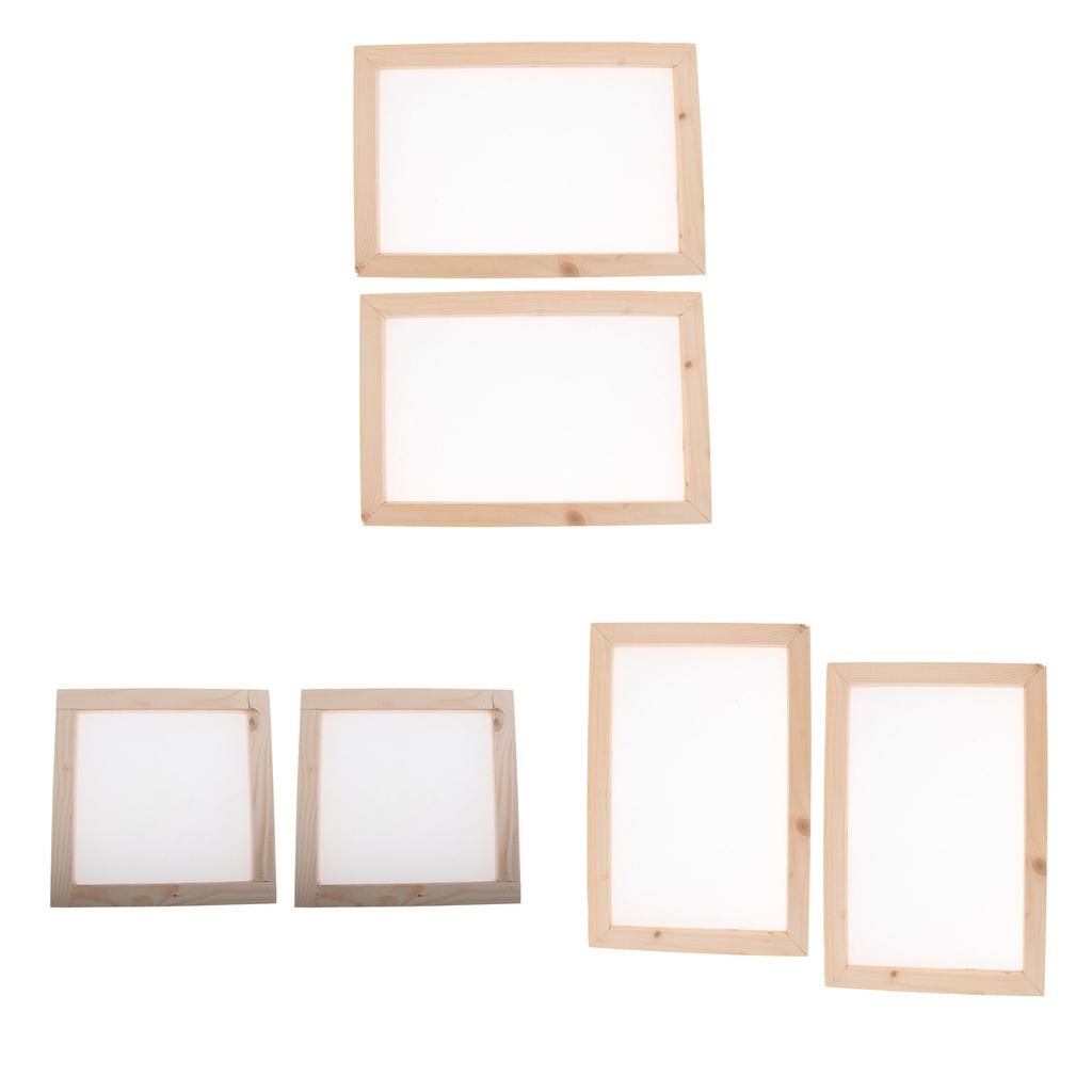 2x Wooden Paper Making Mould Frame  DIY Handmade
