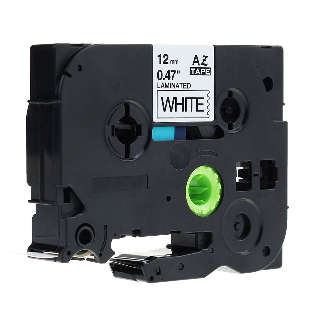 1 Pack TZE-231 TZ-231 Labeling Tape, TZE231 TZ231 Standard Laminated Label Cassette Tapes Compatible Brother P-touch Label Makers For PT-D210 PT-H100 PT-D400 PT-D600 Black On White 0.47 Inch (12mm) X 8m (26.2ft)