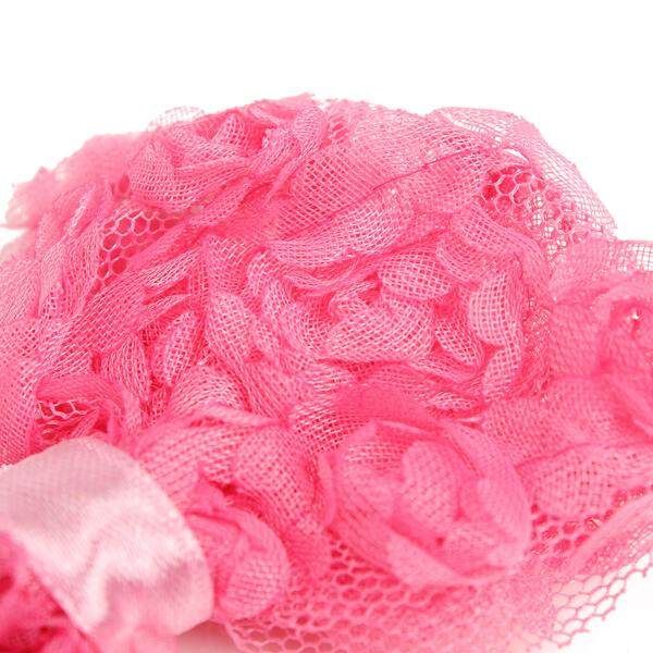 12pcs Mix Baby Girl Rose Flower Chiffon Bowknot Hair Bows Clip Headbands