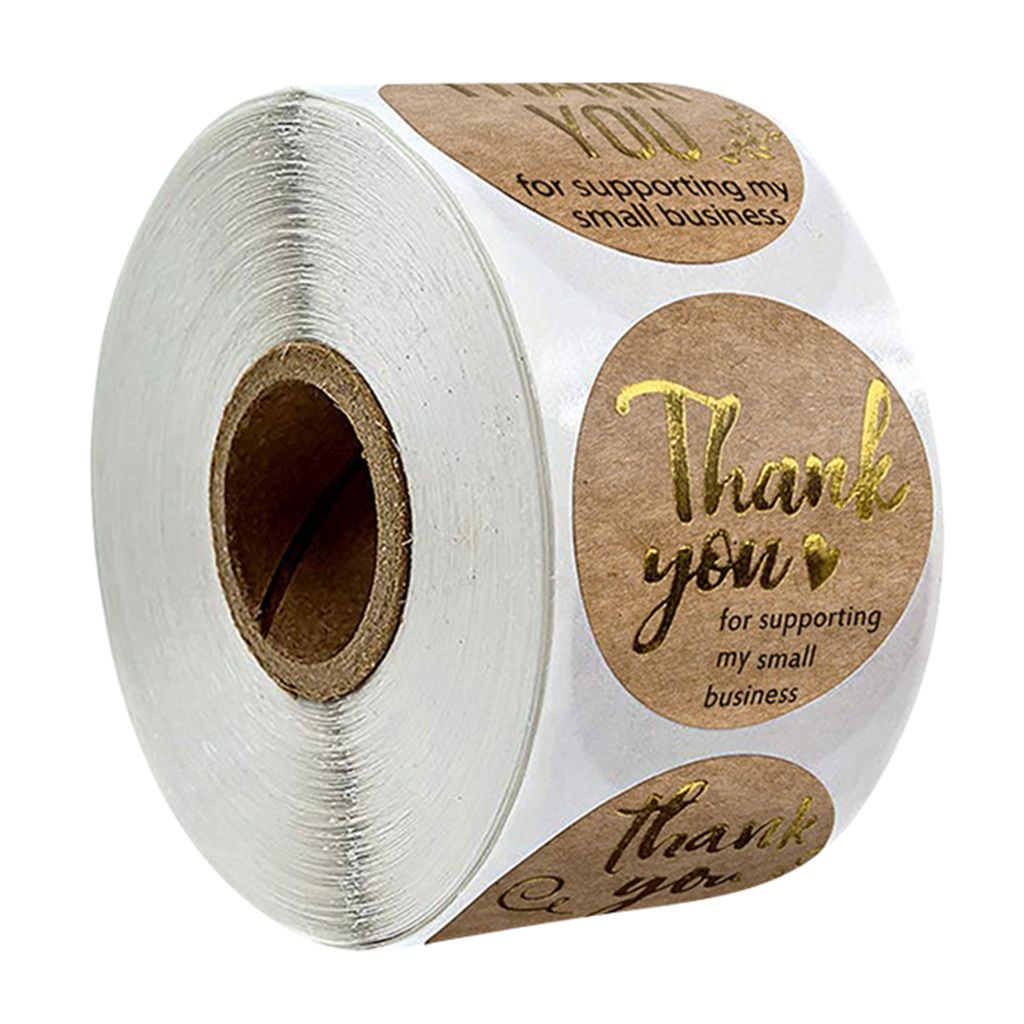 1000pcs THANK YOU FOR YOUR ORDER Sealing Stickers Round Labels Craft 1