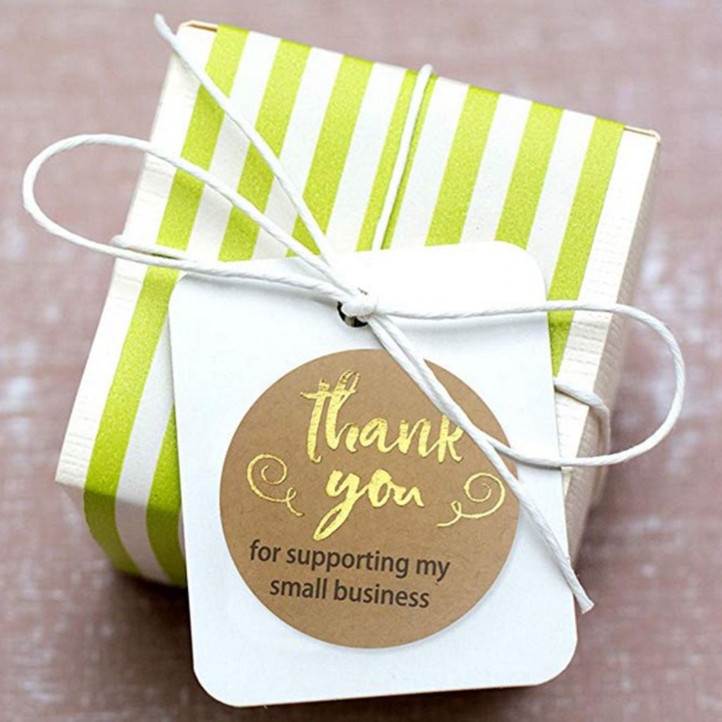 1000pcs THANK YOU FOR YOUR ORDER Sealing Stickers Round Labels Craft 1