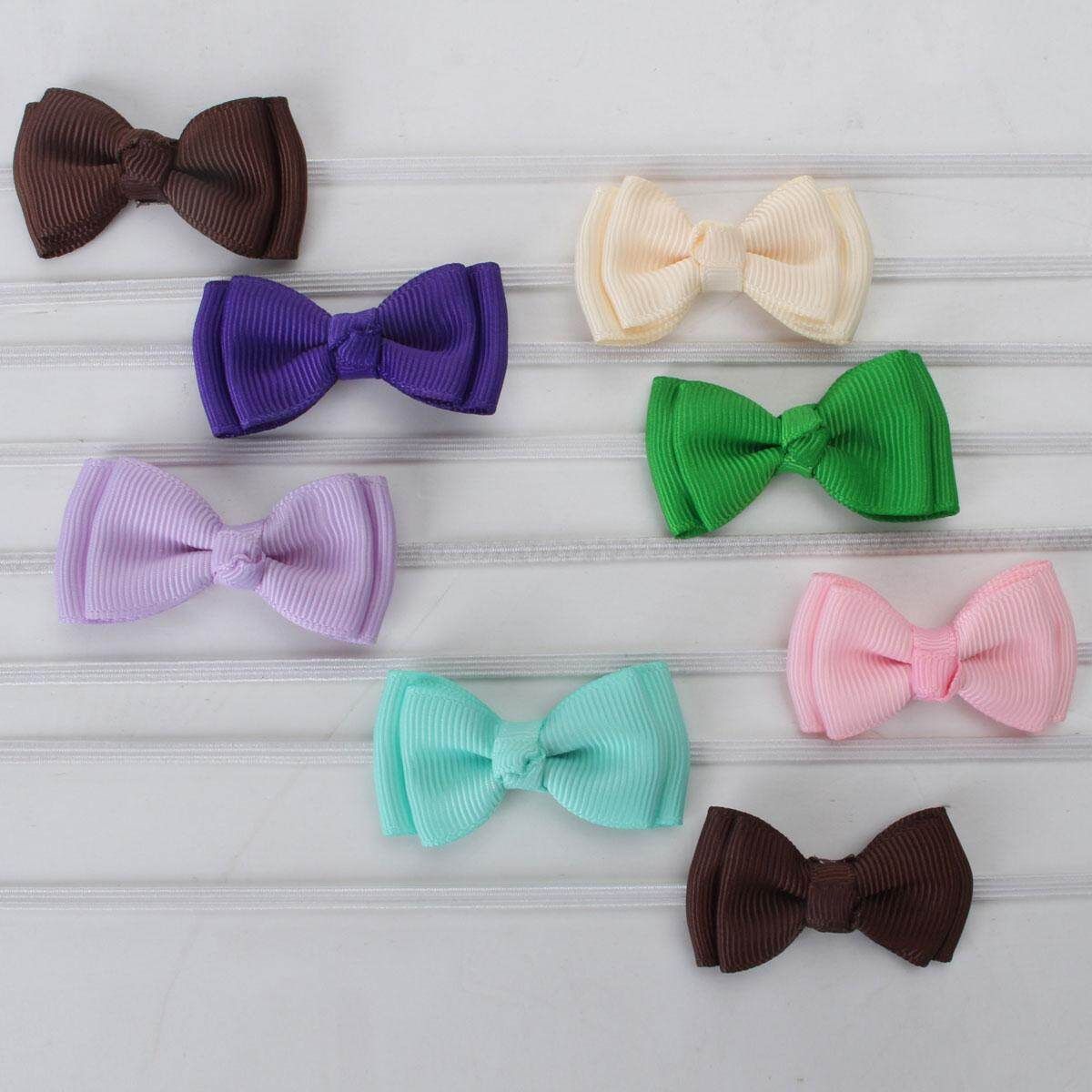 10Pcs Baby Girl Cute Bow Headband Newborn Hair Band Headdress Accessories