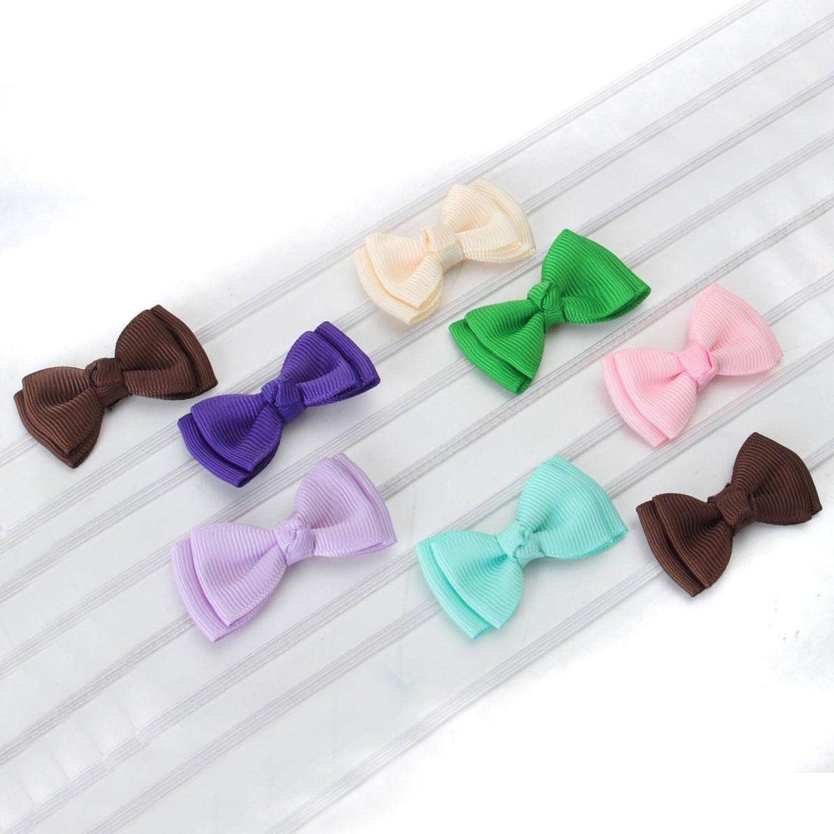 10Pcs Baby Girl Cute Bow Headband Newborn Hair Band Headdress Accessories