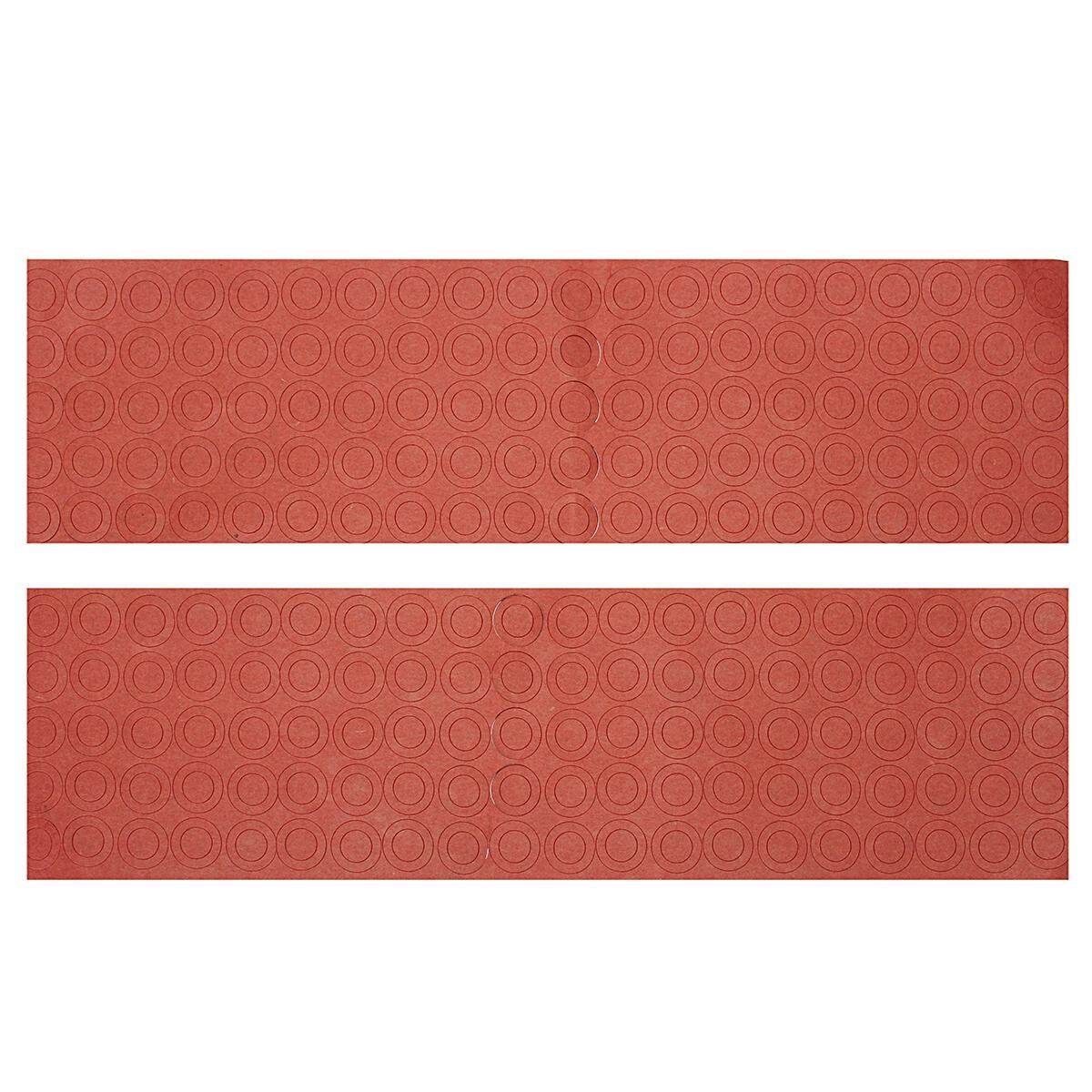 200pcs Cardboard 1x18650 Insulators Electrical Insulating Adhesive Paper