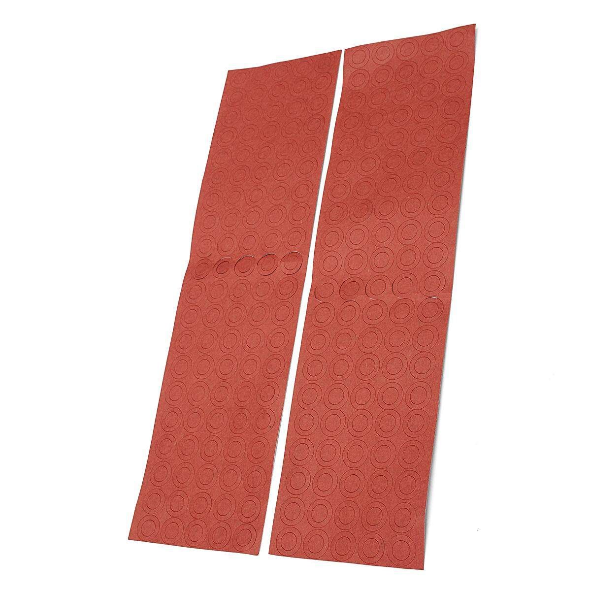 200pcs Cardboard 1x18650 Insulators Electrical Insulating Adhesive Paper