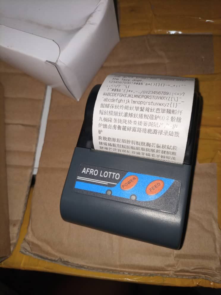 Genuine Portable Wireless Bluetooth  58mm 2in Thermal Receipt Printer