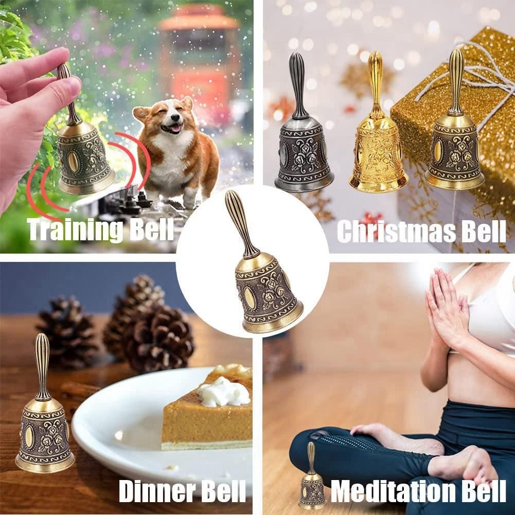 Hand Bell,Metal Dinner Bell Decorative Wedding Bells