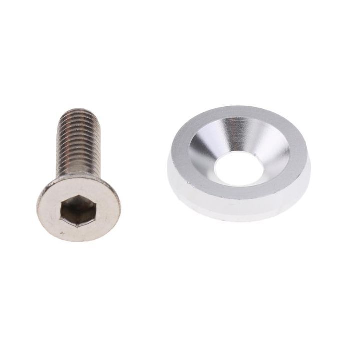 Silver Radiator Stay Mount Bracket Holder For Honda Civic EK Silver