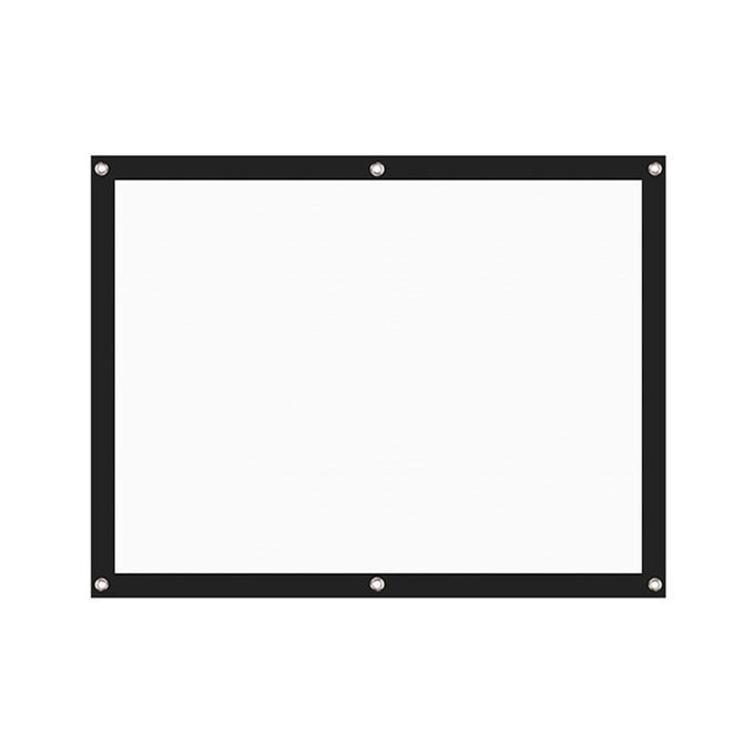 4:3 Ple Home Projection Screen Polyester Film Theater Movie Video Screen