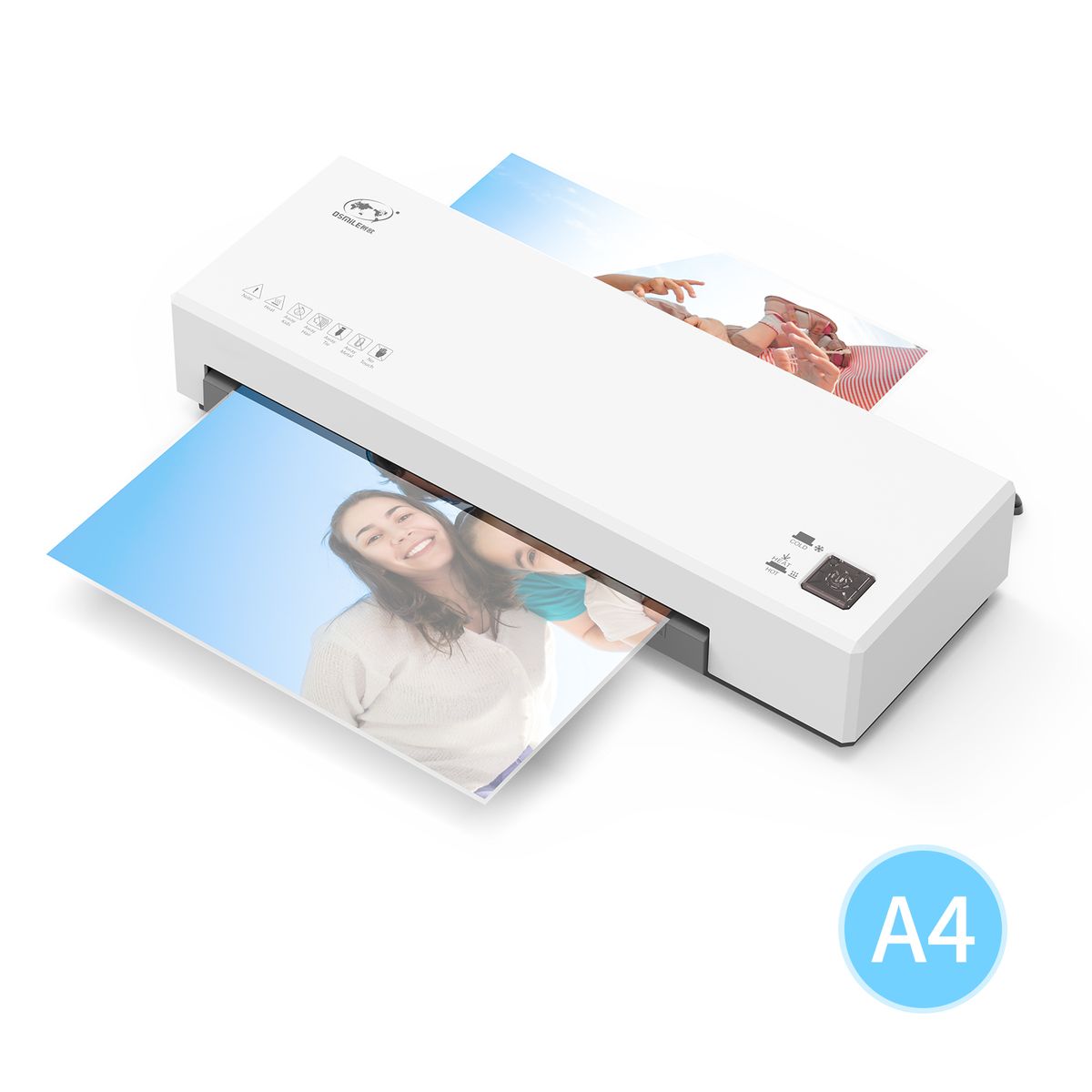 Desktop Laminator Machine Set A4 Size Hot And Cold