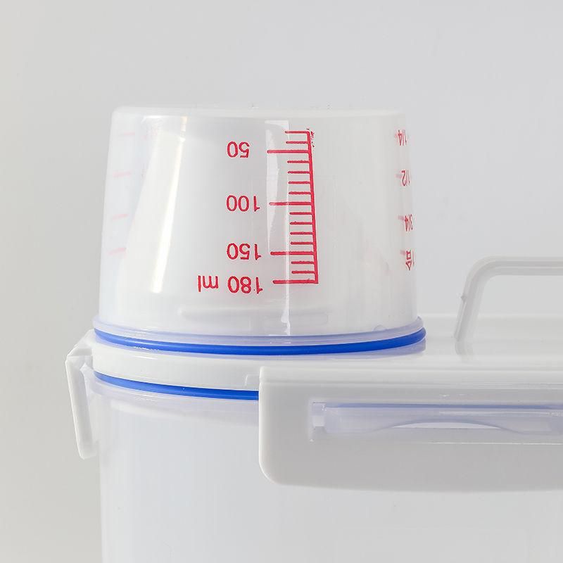 Household washing powder storage box Portable large plastic with measuring cup rice storage bottle laundry powder box mx3214