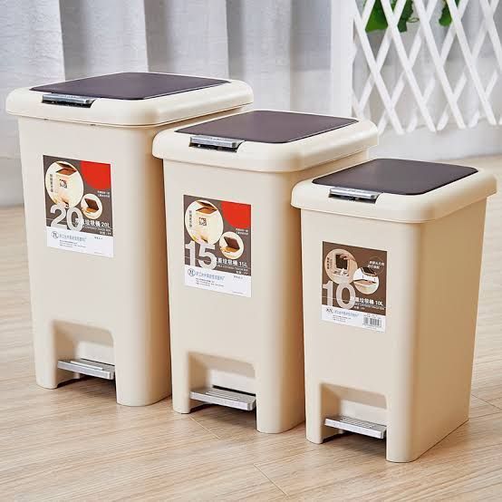 Pedal Bin Living Room Kitchen Trash Can