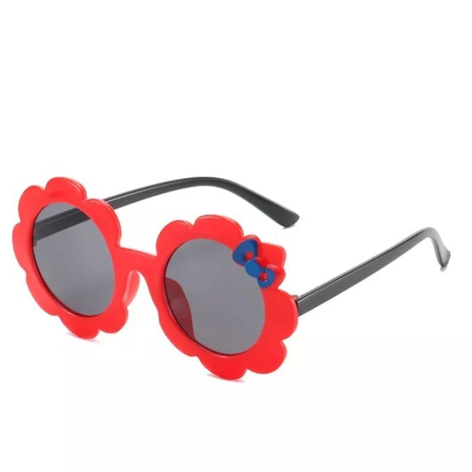 Flower Cartoon Chil Cute Bowknot Baby Glasses Kid Sunglasses