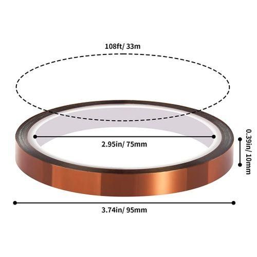 2 Rolls Heat Tape, 10mm X 33M 108Ft Heat