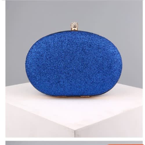 Round Clutch - Blue