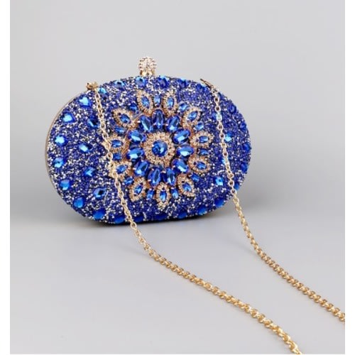 Round Clutch - Blue