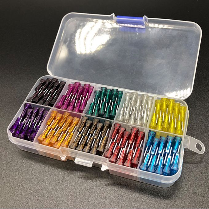 120Pcs/Box Mini Auto Fuses Set 2-35A Assorted Color-coded