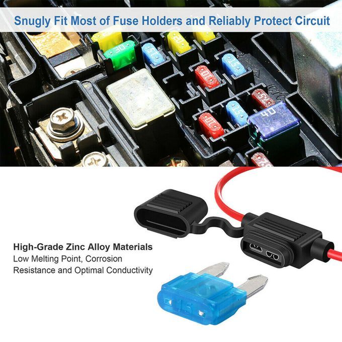 120Pcs/Box Mini Auto Fuses Set 2-35A Assorted Color-coded