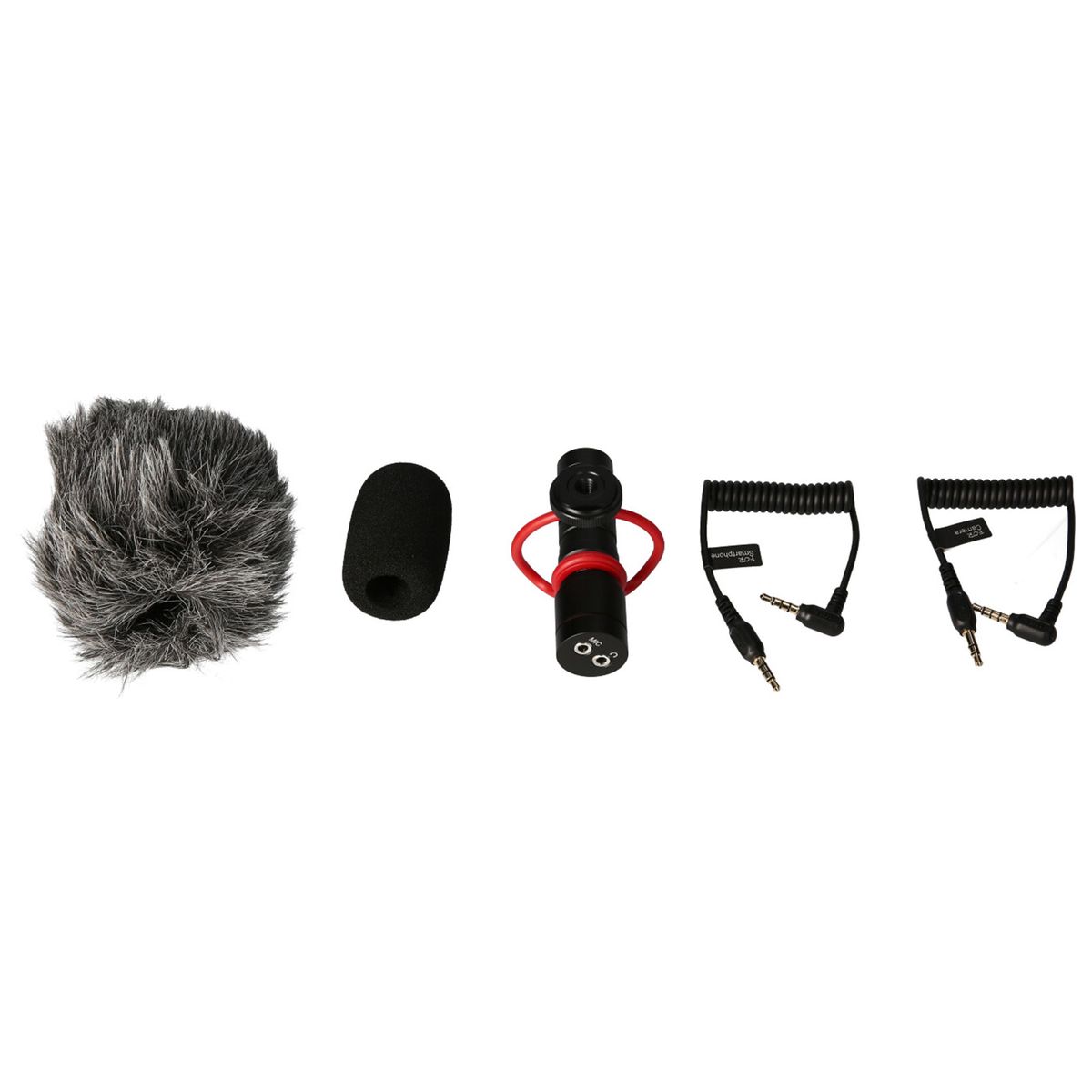 Smartphone Camera Microphone Kit With Super-cardioid