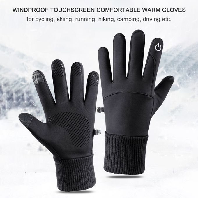 Winter Warm Fleece Windproof Waterproof Touchscreen Sports