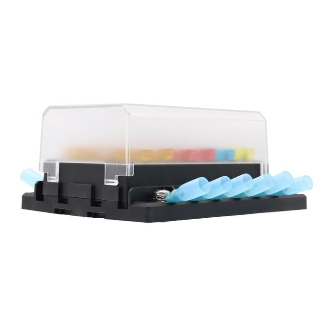 12 Way Fuse Box Fuse Block Holder，12 Circuit Screw Nut