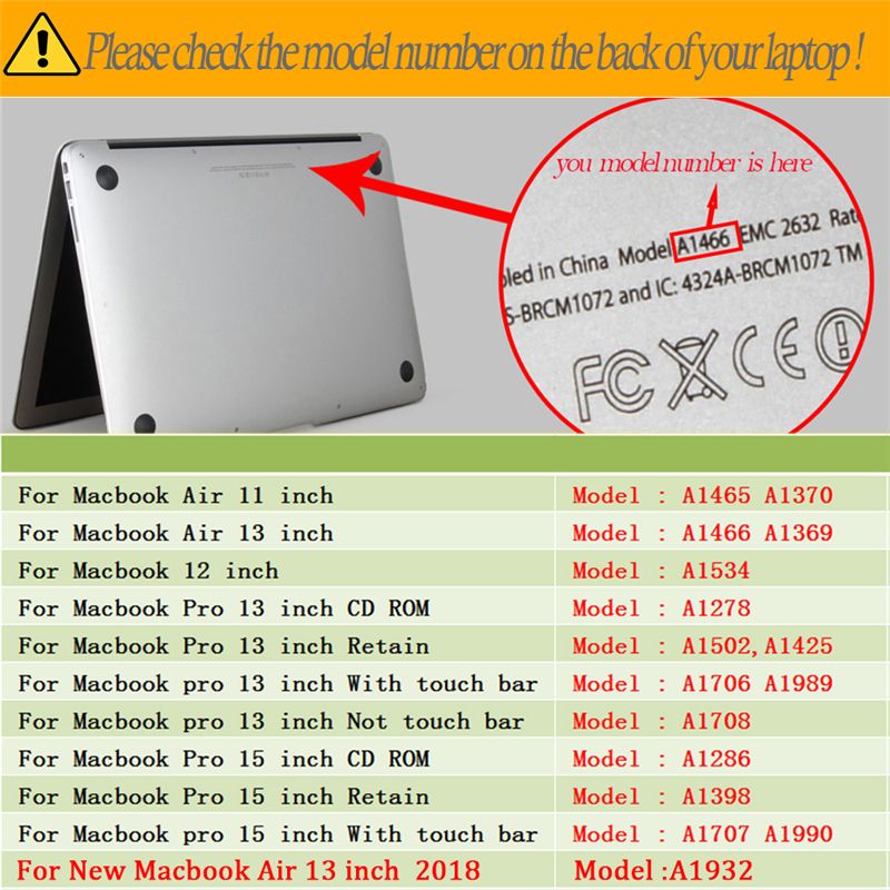 For Macbook Air 13 A1932 Notebook Skin Lap Sticker For Air