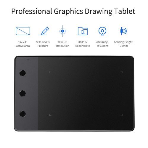 H420 4x2.23 Inch Professional Graphics Drawing Tablet